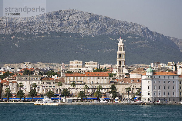 Skyline von Split  Dalmatien  Kroatien  Adria  Mittelmeer  Europa