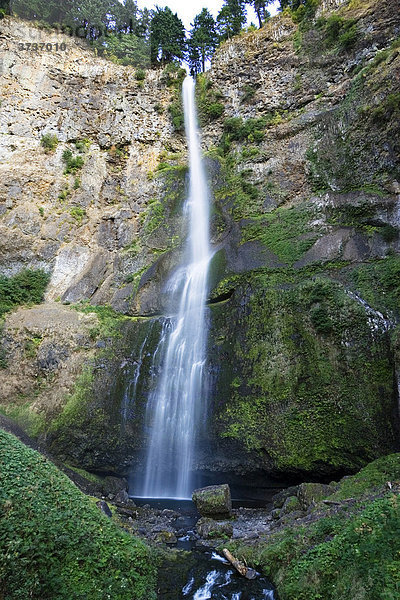 Multnomah Wasserfall  Columbia River Gorge  Oregon  USA