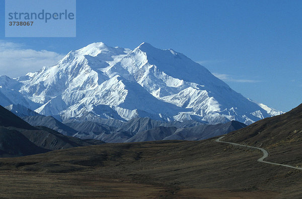 Mount McKinley  Denali National Park  Alaska  Nordamerika