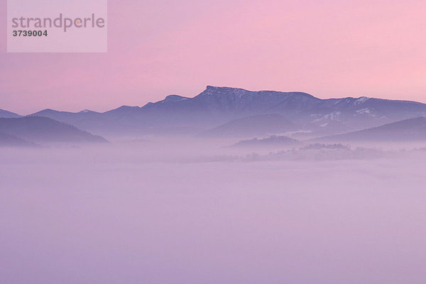 Klak-Gipfel  Mala Fatra Naturschutzgebiet  vom Kremeniste Hügel  Strazovske vrchy Naturschutzgebiet  Slowakei  Europa