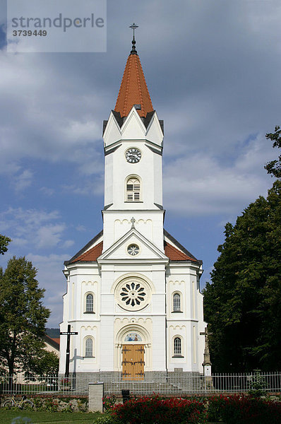 Kirche in Dolni Becva  Zlin-Distrikt  Mähren  Tschechische Republik  Zentral-Europa