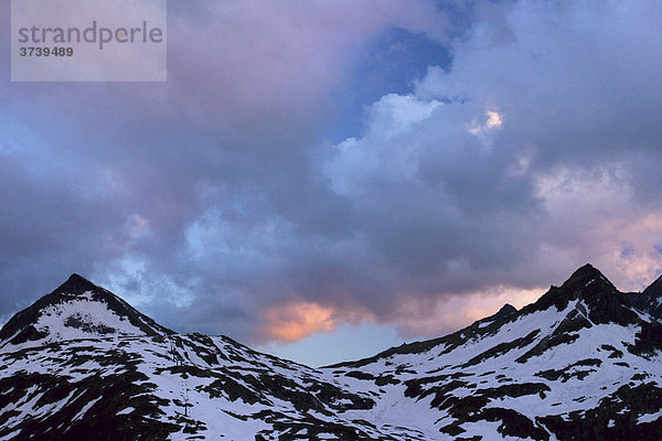 Berge bei Eisboden  Hohe Tauern Nationalpark  Alpen  Österreich  Europa