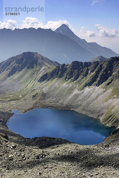 Fluss Zadni Staw Polski  Tatra-Gebirge Nationalpark  Polen  Europa