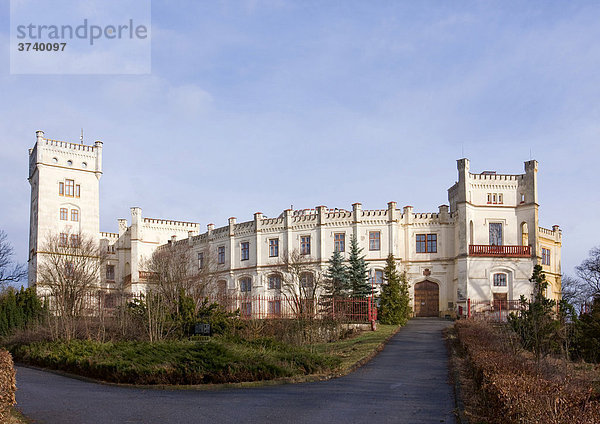 Chateau Novy Svetlov in Bojkovice  Mähren  Tschechische Republik  Europa