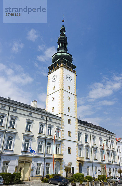 Town-hall in Litovel  Moravia  Czech Republic  Europe