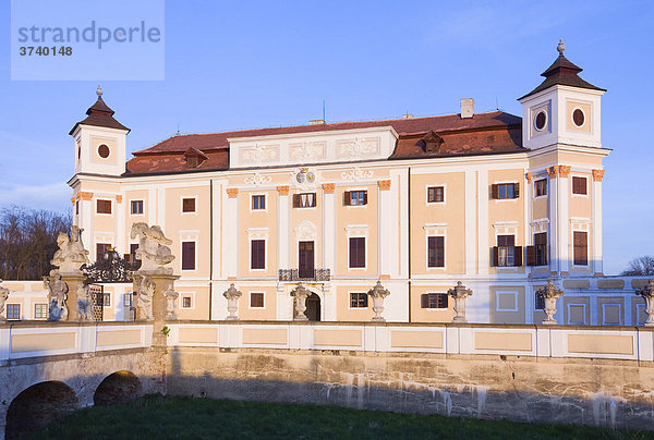 Chateau in Milotice  Hodonin  Südmähren  Tschechien  Europa