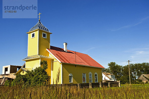 Suur Kolkja  Vanasuliste Kirche  Peipsusee  Peipsi järv  Estland  Baltikum  Nordosteuropa