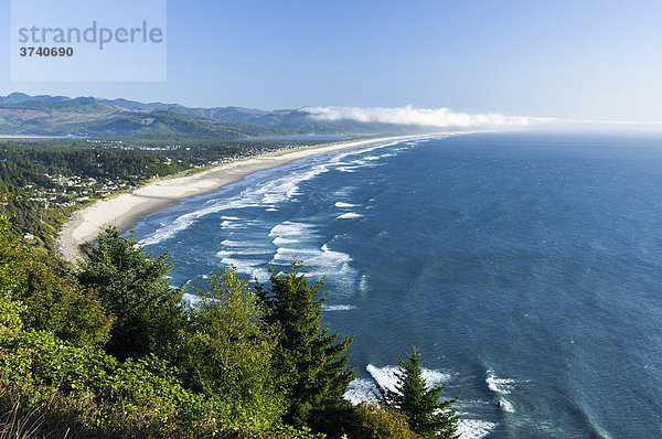 Nehelam Beach  Clatsop County  Oregon coast  USA  Nordamerika
