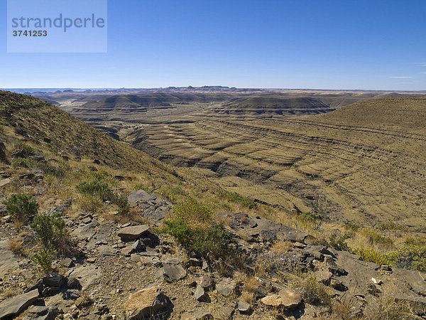 Große Canyon-Rundwanderung auf dem Gebiet der Zebra River Lodge  Namibia  Afrika