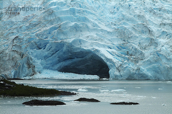 Gletschertor  Baer Glacier  British Columbia  Kanada  Nordamerika