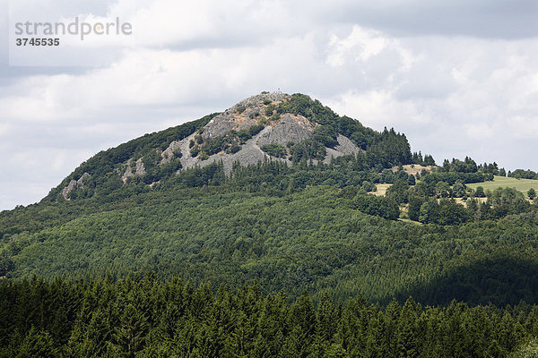 Berg Milseburg  Hessische Rhön  Hessen  Deutschland  Europa