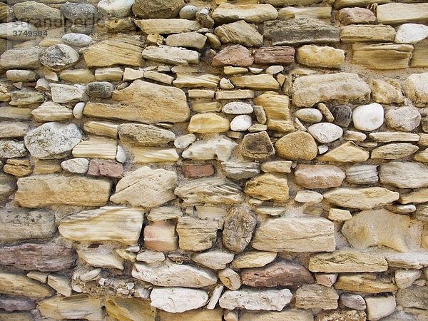 Struktur einer Steinmauer