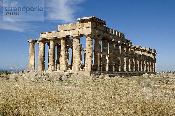 Tempel E (Temple of Hera)  Selinunte  Sicily  Italy