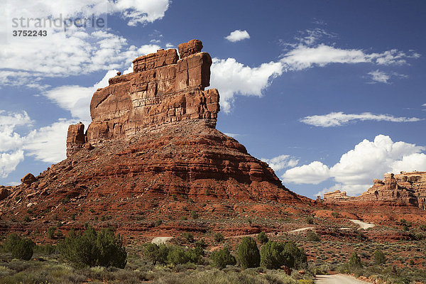 Felsformation im Valley of the Gods  Utah  USA