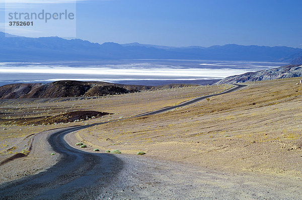 Artists Drive  Rundstraße im Tal des Todes  Death Valley Nationalpark  Kalifornien  USA  Nordamerika