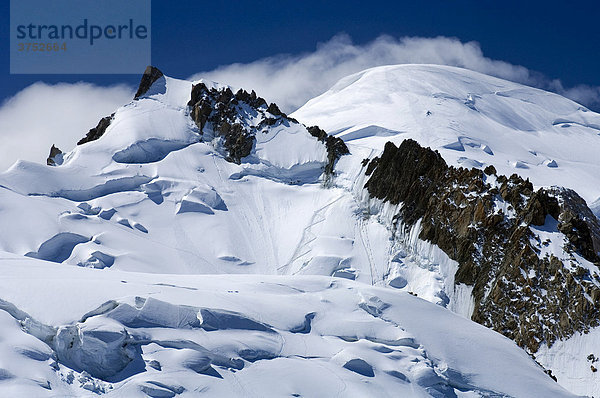 Mont Blanc Massiv  Chamonix  Frankreich