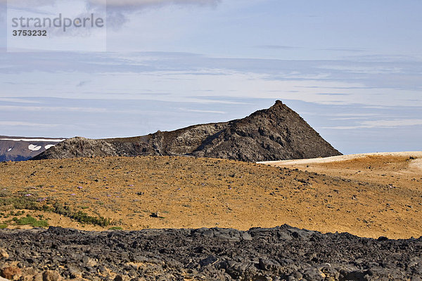 Alter Vulkankrater  Vulkangebiet der Krafla  Myvatn  Nordisland  Island