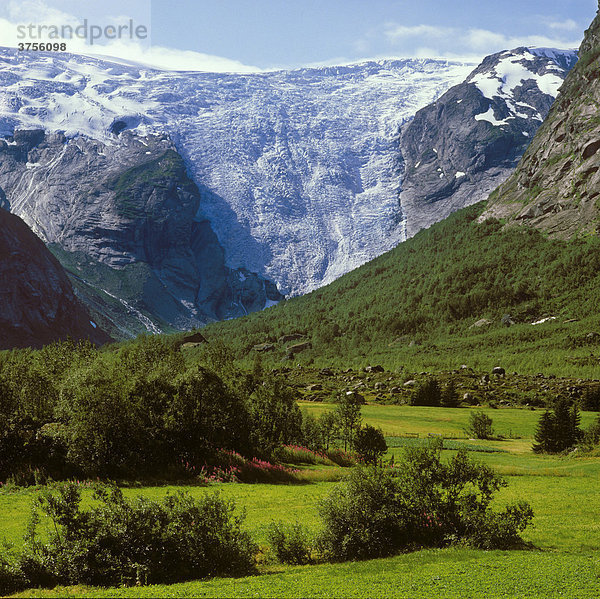 Bergsetbreen  Jostedalsbreen  Norwegen