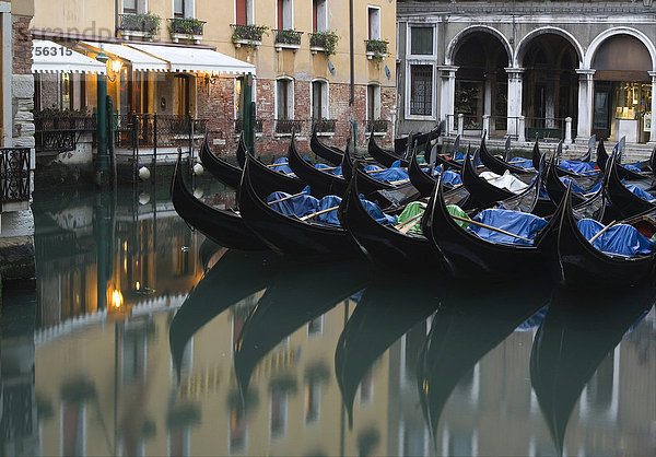 Gondeln  Venedig  Italien