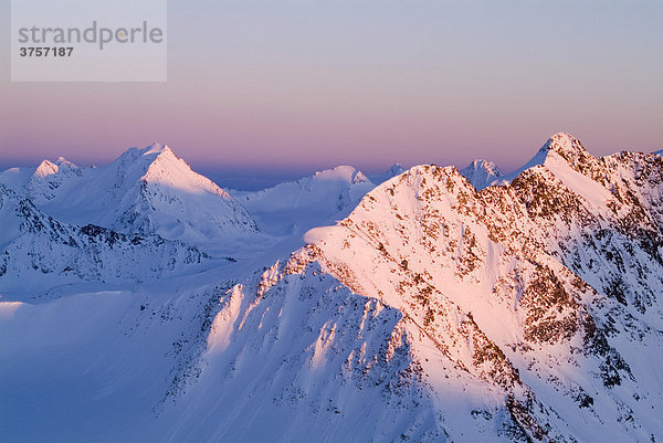 Großer Ramolkogel vom Brunnenkogel aus  Ötztaler Alpen  Tirol  Österreich  Europa