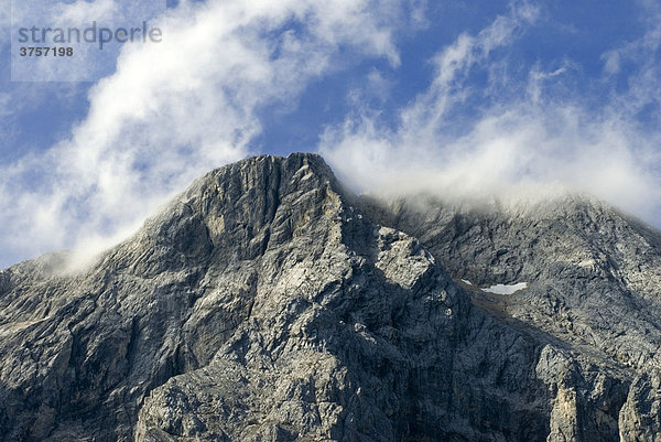 Hohe Munde (vom Gaistal aus gesehen)  Mieminger Berge  Tirol  Österreich  Europa