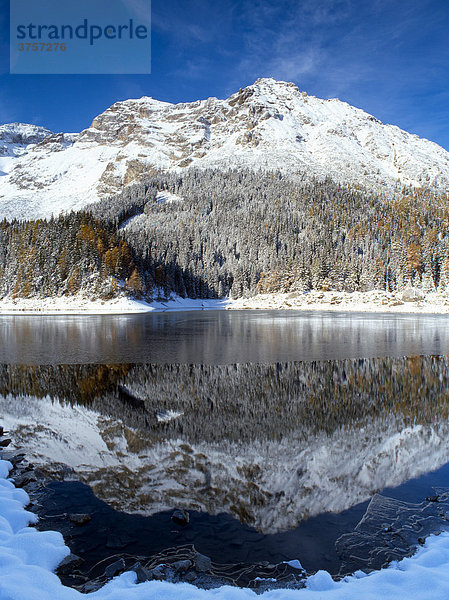 Obernberger See  Obernberger Tribulaun  Kleiner Tribulaun Obernberg  Tirol  Österreich  Europa