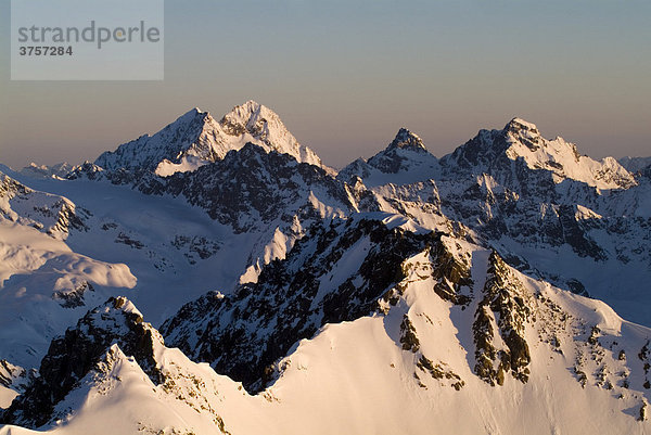 Weißseespitze und Karlesspitze (vom Brunnenkogel aus) Ötztaler Alpen  Tirol  Österreich  Europa