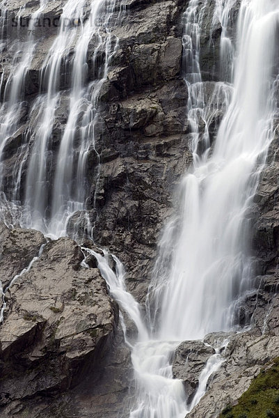Grawa-Wasserfall Stubaital  Tirol  Österreich  Europa
