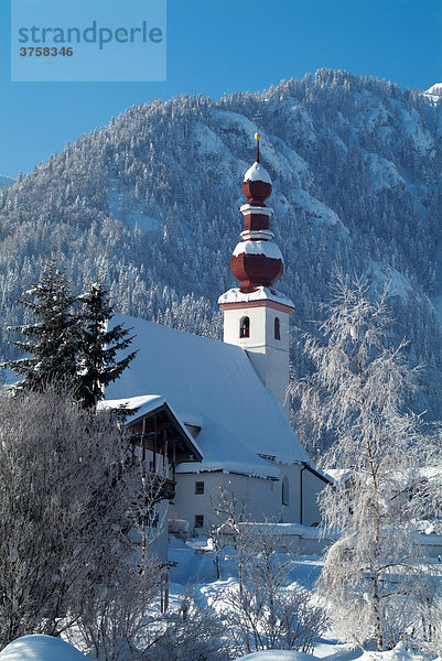 Kirche von St. Ulrich  St. Ulrich am Pillersee  Tirol  Österreich  Europa