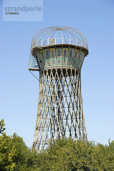 Schmiedeeiserner Wasserturm  Buchara  Usbekistan  Asien