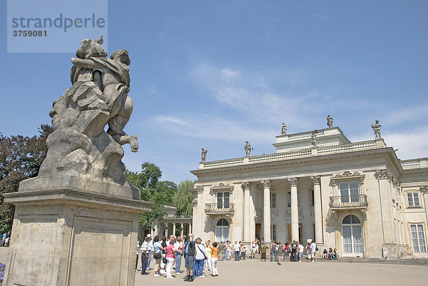 Palac na Wyspie  Stadtpalais  Warschau  Polen  Europa