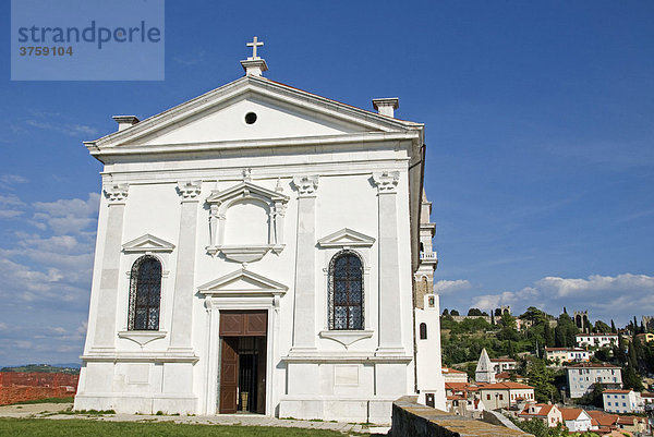 Kapelle  Piran  Istrien  Slowenien  Europa