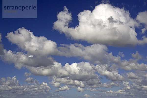 Blauer Himmel und weisse Wolken