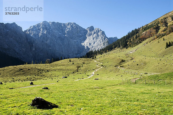 Eng  Hinterriß  Vomp  Großer Ahornboden  Karwendelgebirge  Tirol  Österreich