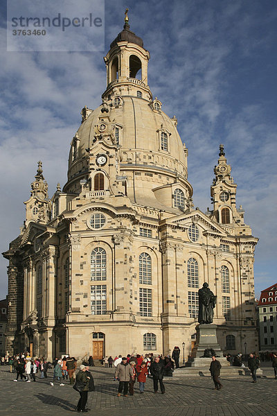 Frauenkirche  Dresden  Sachsen  Deutschland