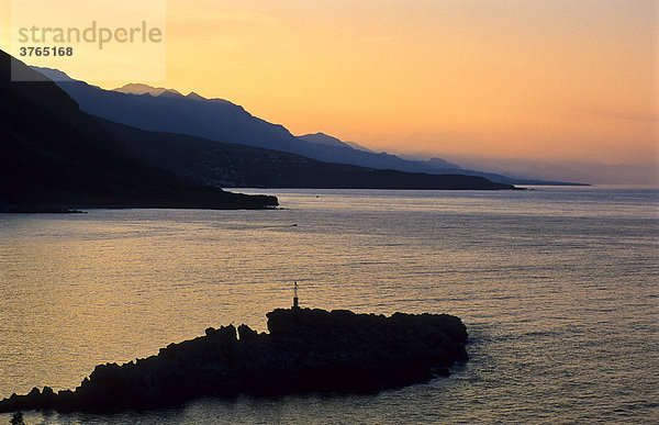 Hafeneinfahrt bei Agios Gallini Kreta  Griechenland