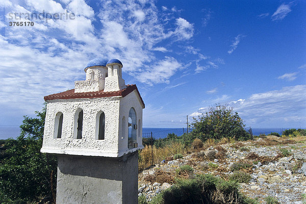 Ikonostasia   miniature greek chapel  Crete  Greece