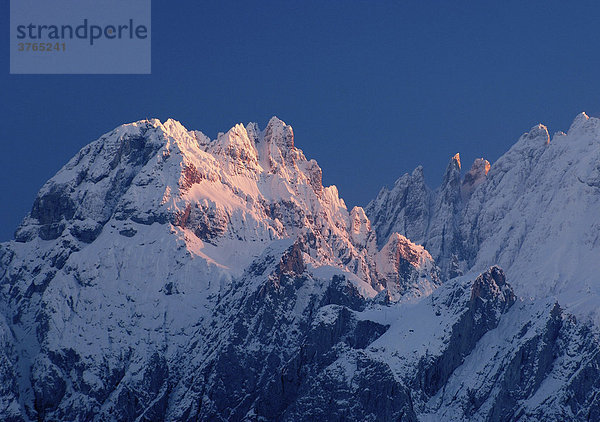 Gipfel der Elfergruppe  Sextener Dolomiten  Südtirol  Italien