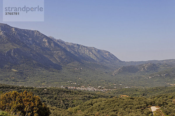 Landschaft bei Potamies  Kreta  Griechenland