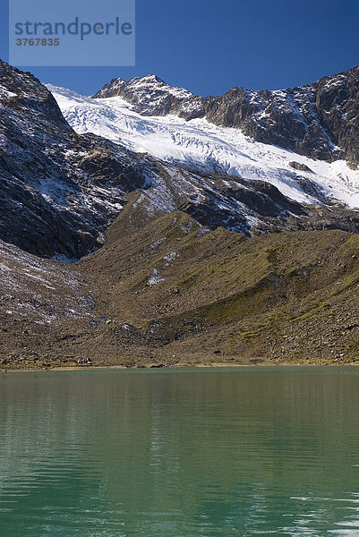 Gletschersee Blaue Lacke  Stubaital  Tirol  Österreich