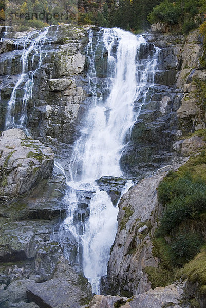 Grawa Wasserfall im Stubaital  Tirol  Österreich