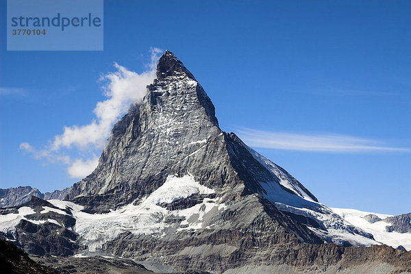 Matterhorn  Zermatt  Kanton Wallis  Schweiz Kanton Wallis