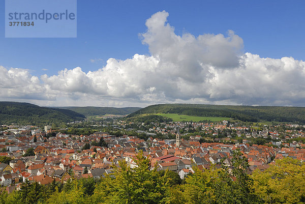 Blick über die Stadt Tuttlingen - Baden-Württemberg  Deutschland  Europa.