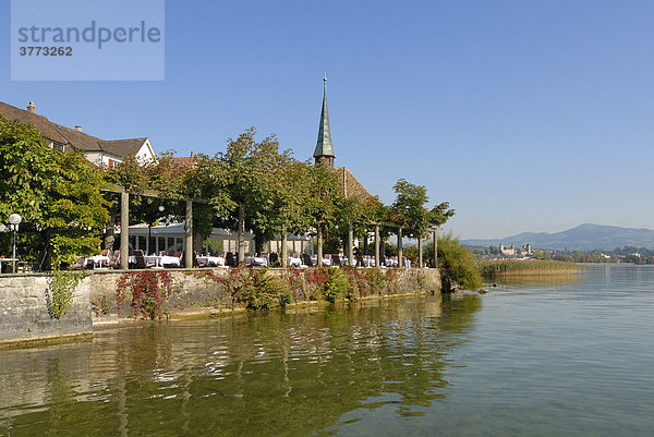 Hurden - Seerestaurant am Zürichsee - Kanton Sankt Gallen  Schweiz  Europa.