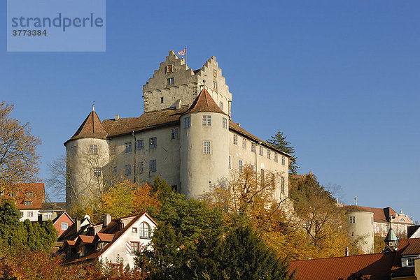 Meersburg - historische Burg - Baden-Württemberg  Deutschland  Europa.