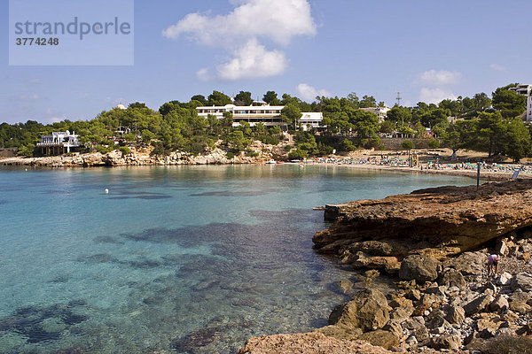 Coast of Portinatx  Ibiza  Baleares  Spain