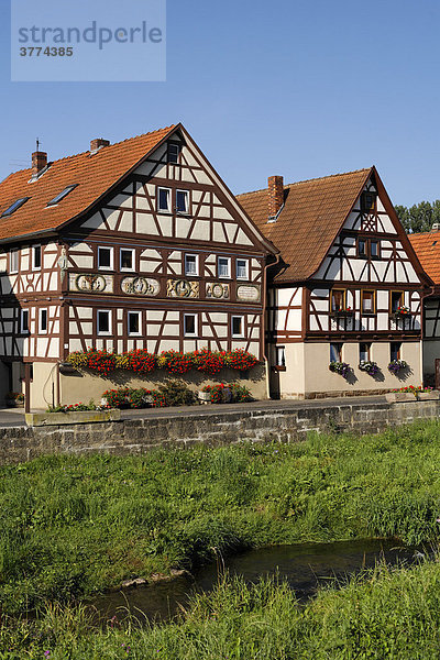 Zehnthaus in Nordheim vor der Rhön  Rhön-Grabfeld  Unterfranken  Bayern
