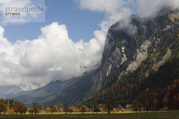 Großer Ahornboden  Engtal  Karwendel-Gebirge  Tirol  Österreich