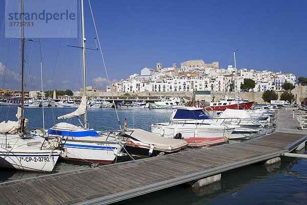 Port of Peniscola  Costa Azahar  Spain  Europe