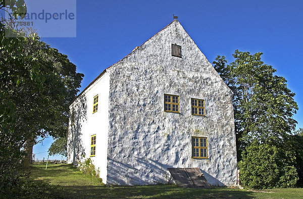 Museum farmhouse in Fleringe  Gotland  Sweden